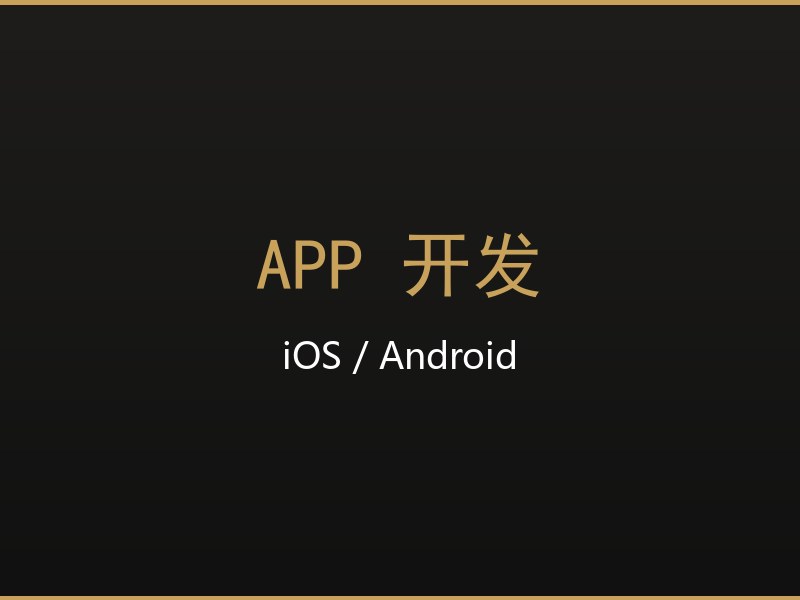 APP 开发